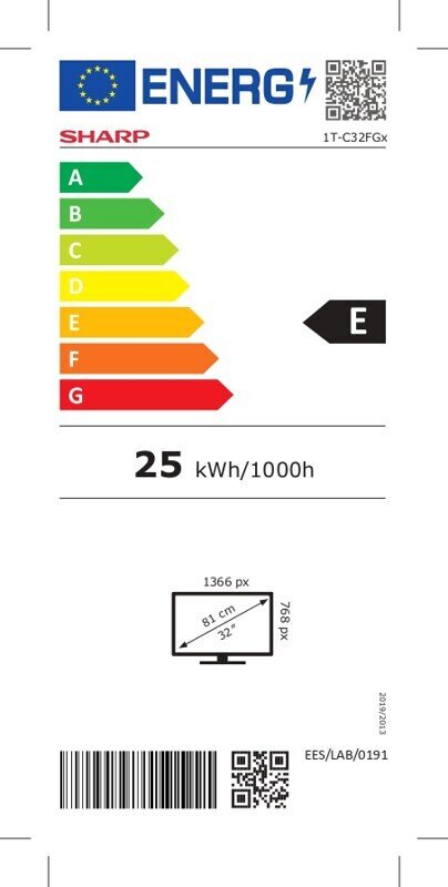 Sharp 32FG2EA цена и информация | Televizori | 220.lv