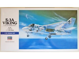 Сборная модель для склеивания Hasegawa - S-3A Viking (U.S. Navy Anti-Submarine Aircraft), 1/72, 00537 цена и информация | Kонструкторы | 220.lv