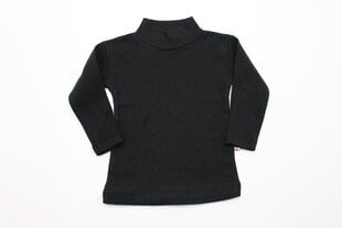 Džemperis ar augstu kaklu, krāsa melna - unisex cena un informācija | Zēnu jakas, džemperi, žaketes, vestes | 220.lv