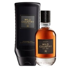 Avon Wild Country komplekts ar šampūnu vīriešiem цена и информация | Мужские духи | 220.lv