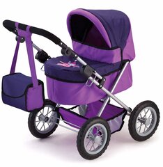 Bērnu leļļu rati Bayer Trendy, violetas cena un informācija | Rotaļlietas meitenēm | 220.lv