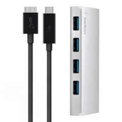 BELKIN USB-C Aluminum Hub cena un informācija | Adapteri un USB centrmezgli | 220.lv