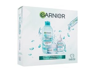 Женский косметический набор для ухода за лицом Garnier Skin Naturals Hyaluronic Aloe: мицеллярная вода, 400 мл + сыворотка, 30 мл + гель-крем 50 мл. цена и информация | Сыворотки для лица, масла | 220.lv