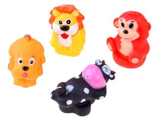 Vannas rotaļlietu komplekts - Dzīvnieki uz peldošām puzlēm цена и информация | Игрушки для малышей | 220.lv