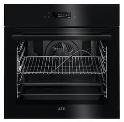 Built in oven, AEG, pyro, black cena un informācija | Cepeškrāsnis | 220.lv