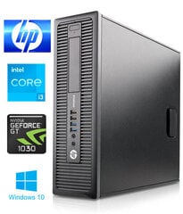 600 G1 i3-4130 16GB 120GB SSD GT1030 2GB Windows 10 Professional Stacionārais dators цена и информация | Стационарные компьютеры | 220.lv