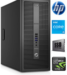 800 G2 MT i5-6500 16GB 240GB SSD 1TB HDD GTX1050 Ti Windows 10 Professional Stacionārais dators cena un informācija | Stacionārie datori | 220.lv