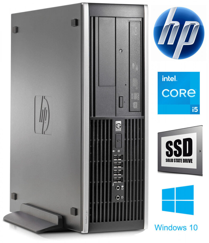 8100 SFF i5-650 16GB 960GB SSD Windows 10 Professional Stacionārais dators cena un informācija | Stacionārie datori | 220.lv