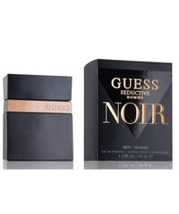 Tualetes ūdens vīriešiem Guess Seductive Homme Noir EDT, 50 ml цена и информация | Мужские духи | 220.lv