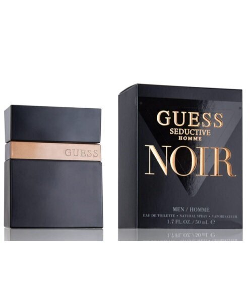 Tualetes ūdens vīriešiem Guess Seductive Homme Noir EDT, 50 ml цена и информация | Vīriešu smaržas | 220.lv