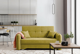 Dīvāns NORE Laine, dzeltens cena un informācija | Dīvāni | 220.lv