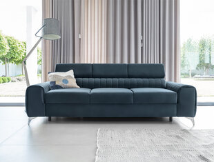 Dīvāns NORE Laurence, zils cena un informācija | Dīvāni | 220.lv