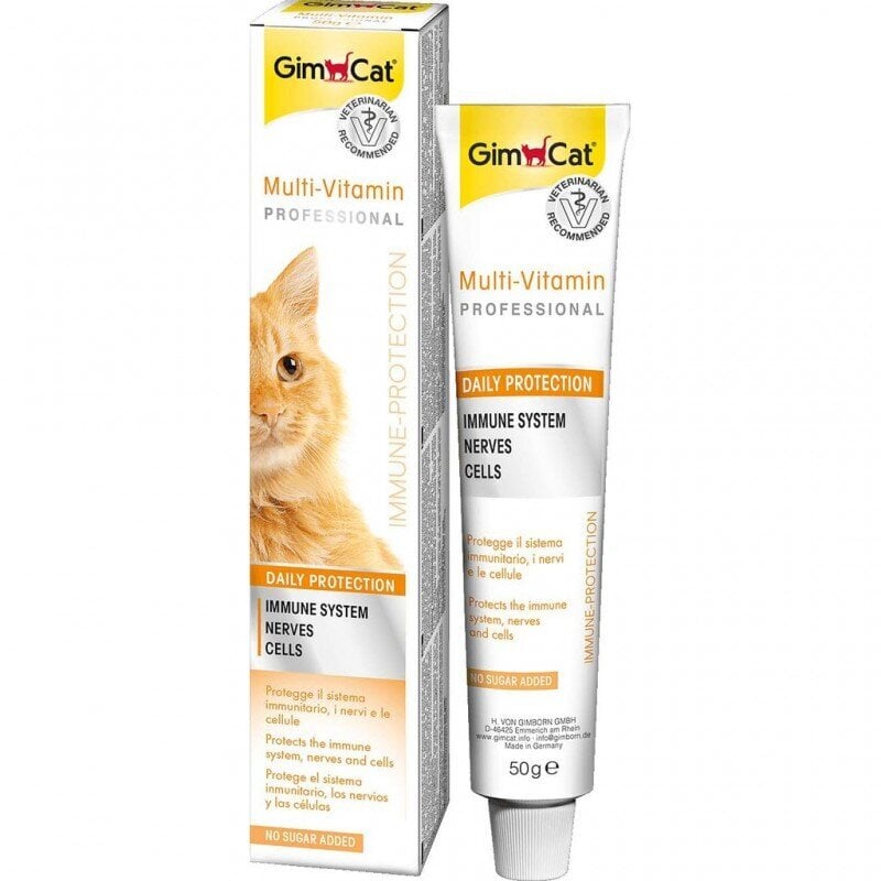 GimCat Multivitamin Paste Professional 20 g cena un informācija | Gardumi kaķiem | 220.lv