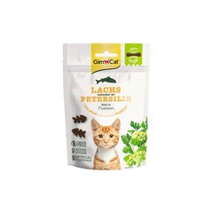 Gimcat Crunchy Snacks хрустящие лакомства с лососем и петрушкой 60г цена и информация | Лакомства для кошек | 220.lv