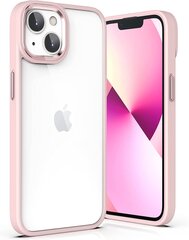 Premium PC Hard Case Apple iPhone 13 Clear, rozā cena un informācija | Telefonu vāciņi, maciņi | 220.lv