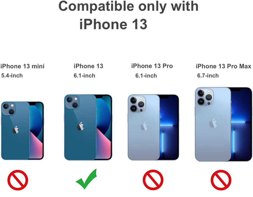 Ekoādas vāciņš Apple iPhone 13 melns/zils cena un informācija | Telefonu vāciņi, maciņi | 220.lv