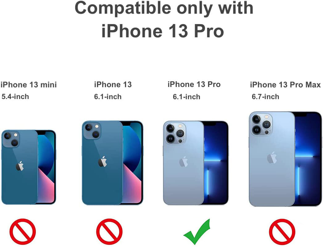 Ekoādas vāciņš Apple iPhone 13 Pro melns/zils cena un informācija | Telefonu vāciņi, maciņi | 220.lv