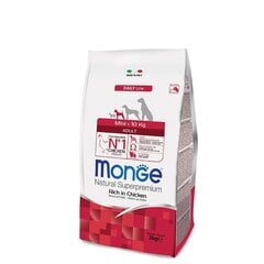 Monge Dry Dog Mini Adult 3 kg sausā barība mazo šķirņu pieaugušiem suņiem ar vistas gaļu cena un informācija | Sausā barība suņiem | 220.lv