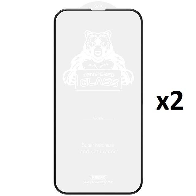REMAX GL70 HD aizsargstikls priekš iPhone 14/13/13pro 6.1', 2 gab. cena un informācija | Ekrāna aizsargstikli | 220.lv