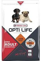 Versele-Laga Opti-life suņiem Pies Digestion Mini Jagniecina, 7.5 kg cena un informācija | Sausā barība suņiem | 220.lv