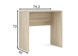 Rakstāmgalds Function Plus 3, melns cena un informācija | Datorgaldi, rakstāmgaldi, biroja galdi | 220.lv