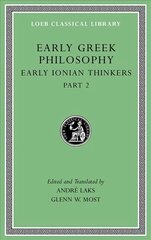 Early Greek Philosophy: Early Ionian Thinkers, Part 2, Volume III cena un informācija | Vēstures grāmatas | 220.lv