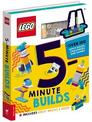 LEGO (R) Iconic: Five-Minute Builds цена и информация | Книги для самых маленьких | 220.lv