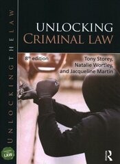 Unlocking Criminal Law 8th edition цена и информация | Книги по экономике | 220.lv