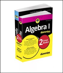 Algebra I For Dummies Book plus Workbook Bundle, 3rd Edition 3rd Edition cena un informācija | Ekonomikas grāmatas | 220.lv