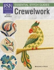 RSN Essential Stitch Guides: Crewelwork: Large Format Edition цена и информация | Книги об искусстве | 220.lv