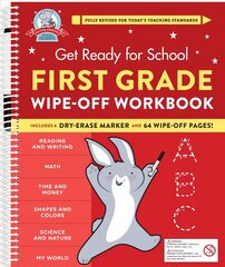 Get Ready for School: First Grade Wipe-Off Workbook cena un informācija | Grāmatas mazuļiem | 220.lv