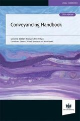 Conveyancing Handbook 25th edition cena un informācija | Ekonomikas grāmatas | 220.lv