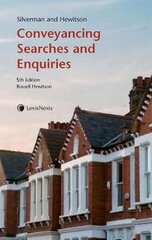 Silverman and Hewitson: Conveyancing Searches and Enquiries цена и информация | Книги по экономике | 220.lv