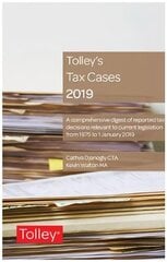 Tolley's Tax Cases 2019 cena un informācija | Ekonomikas grāmatas | 220.lv