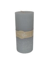 Boltze lights cilindriska svece, gaiši pelēka, 20 x 9 cm цена и информация | Подсвечники, свечи | 220.lv