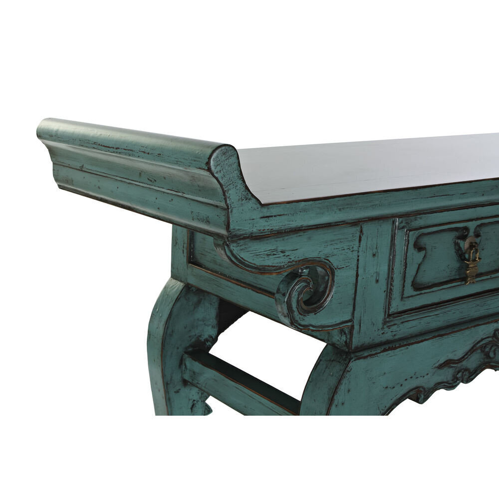 Sānu galds DKD Home Decor, Metāla/Ozolkoka, (135 x 37 x 89 cm) cena un informācija | Konsoles galdiņi | 220.lv