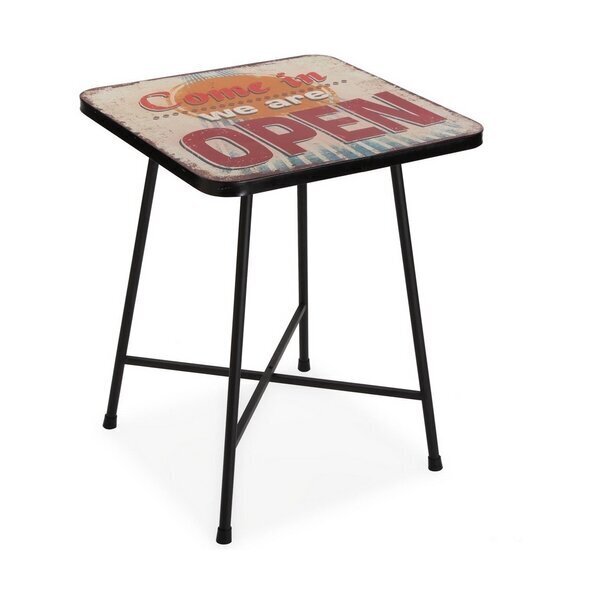 Sānu galds Open Vintage, Koks/Metāls, (60 x 77 x 60 cm) cena un informācija | Žurnālgaldiņi | 220.lv