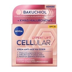 Nakts pretgrumbu krēms Nivea Cellular Expert Lift Bakuchiol, 50 ml cena un informācija | Sejas krēmi | 220.lv