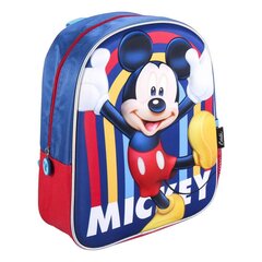 Skolas soma Mickey Mouse, tumši zila (25 x 31 x 10 cm) cena un informācija | Skolas somas | 220.lv