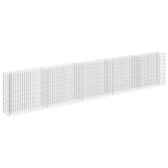 Gabions vidaXL, 450x30x90 cm, cinkots tērauds cena un informācija | Puķu podi | 220.lv