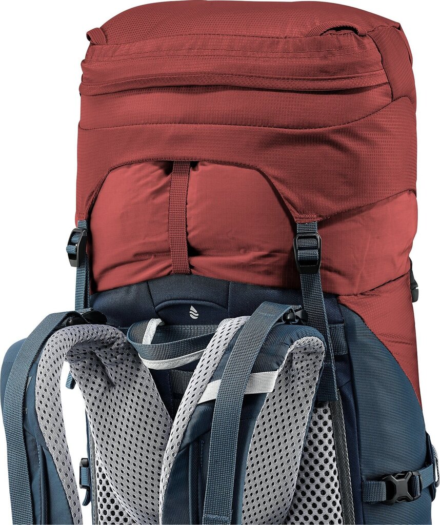 Deuter mugursoma Aircontact Lite 40+10 L, sarkana цена и информация | Sporta somas un mugursomas | 220.lv