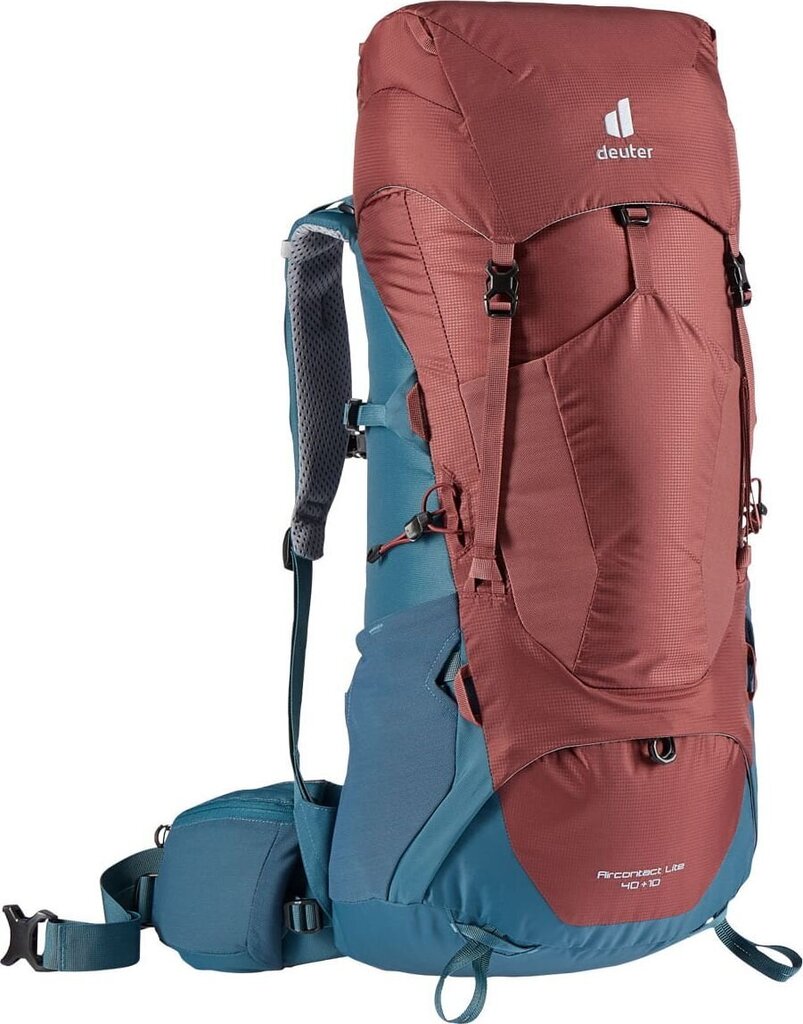 Deuter mugursoma Aircontact Lite 40+10 L, sarkana цена и информация | Sporta somas un mugursomas | 220.lv