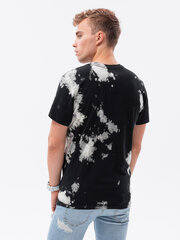 Tie-Dye T-krekls - melns S1626 119883-7 cena un informācija | Vīriešu T-krekli | 220.lv