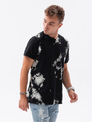 Tie-Dye T-krekls - melns S1626 119883-7 cena un informācija | Vīriešu T-krekli | 220.lv