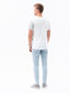 T-krekls - balts S1630 119901-7 cena un informācija | Vīriešu T-krekli | 220.lv