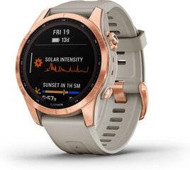 Garmin fēnix® 7S Solar Rose Gold/Light Sand цена и информация | Смарт-часы (smartwatch) | 220.lv
