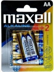 Maxell 790230.04.EU elementi, 6 gab. cena un informācija | Baterijas | 220.lv