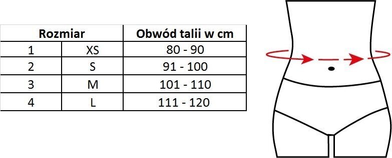 Nabas trūces josta TOROS-GROUP melna, 2. izmērs cena un informācija | Ķermeņa daļu fiksatori | 220.lv