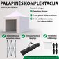 Tirdzniecības telts Zeltpro Ekostrong melna, 3x3 cena un informācija | Teltis | 220.lv
