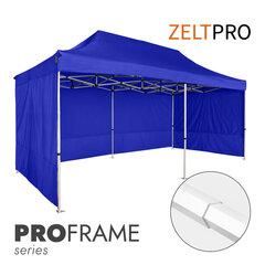 Tirdzniecības telts 3x6 Zila Zeltpro PROFRAME cena un informācija | Teltis | 220.lv